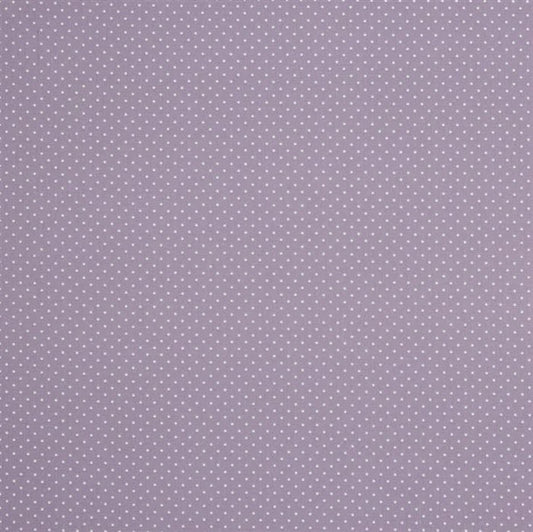 Baumwollpopeline Punkte Lila (2mm) 0,5m