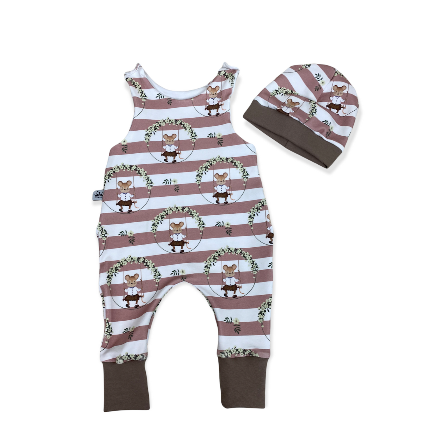 Baby Strampler mit mütze