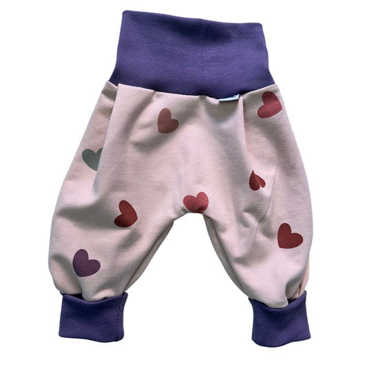 Pumphose Herzen rosa