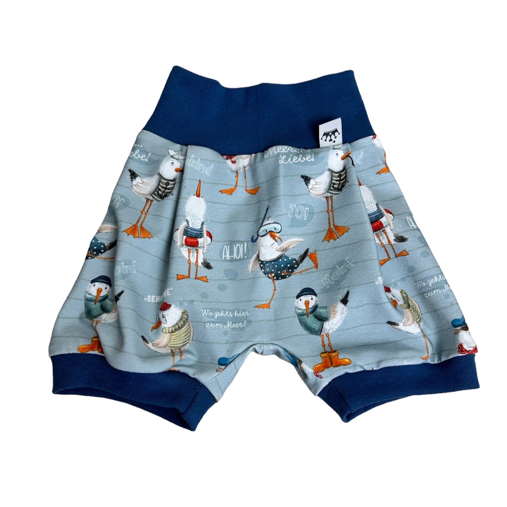 kurze Pumpshose möwe blau