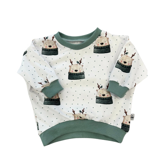 Oversized Pullover Elchbär