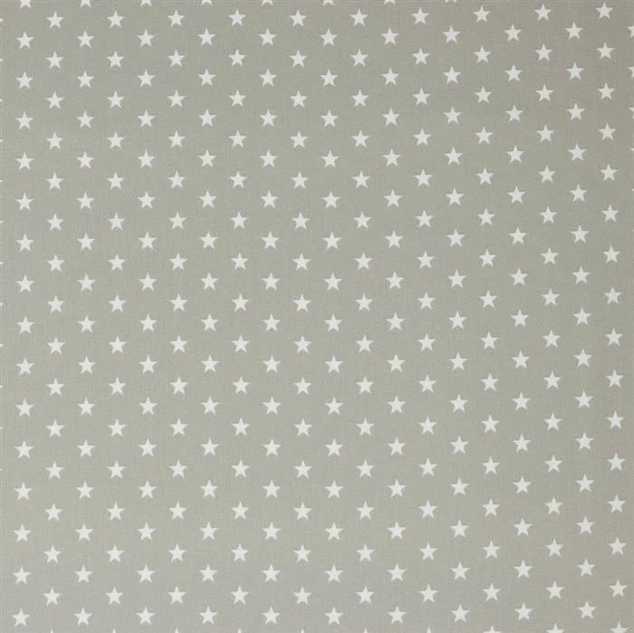 Baumwollpopeline Sterne latte macchiato (10mm) 0,5m
