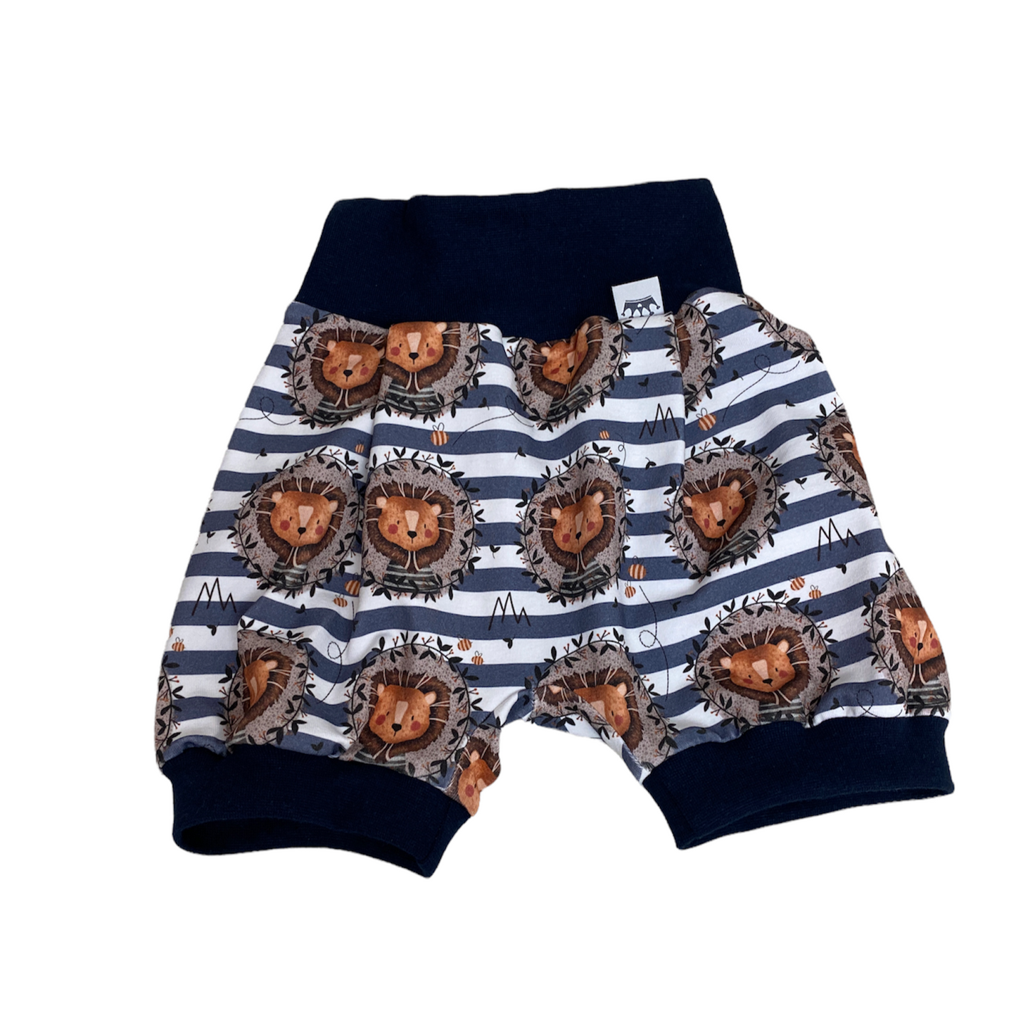 kurze Pumpshose löwe blau