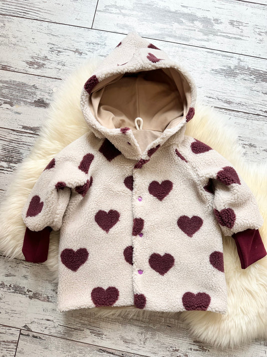 Teddyjacke Herz