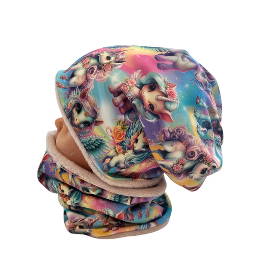 Beanie und Loop Unicorn