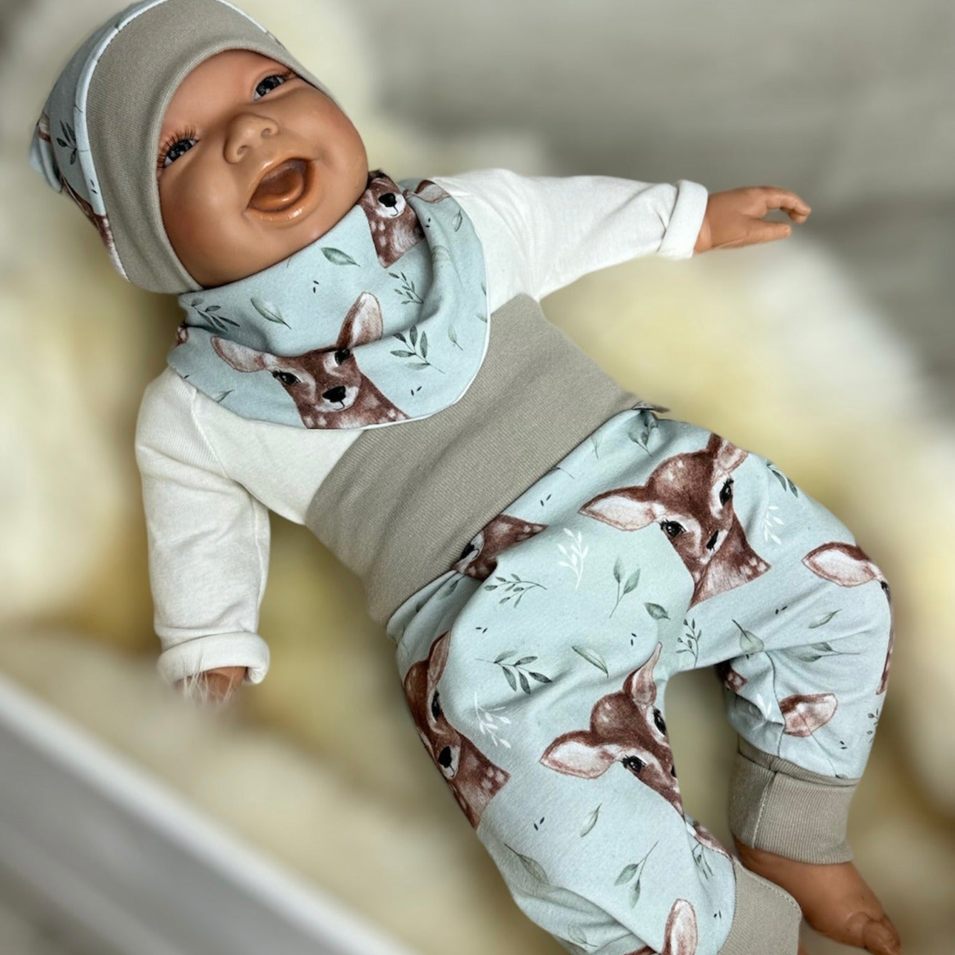 Erstlingsset baby reh