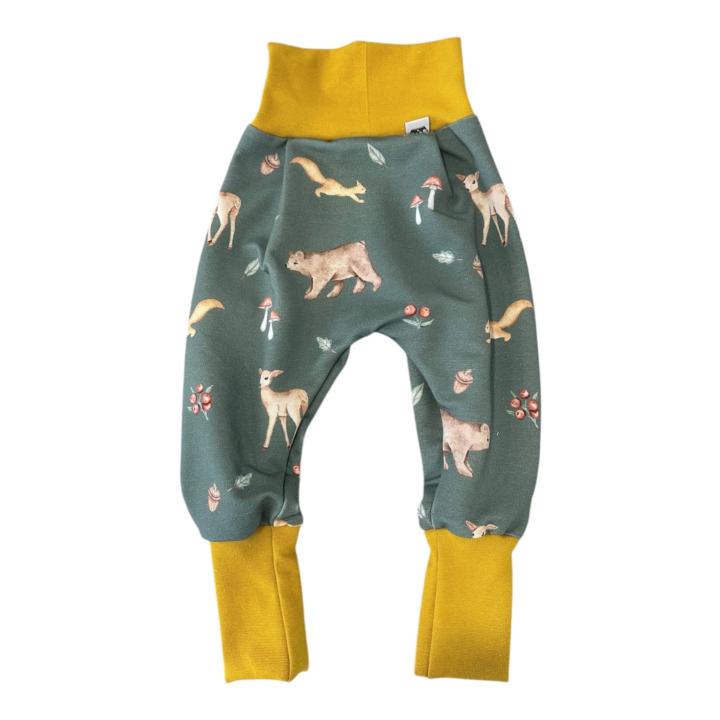 Pumphose Waldzauber grün