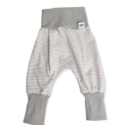 Kinderhose beige streifen