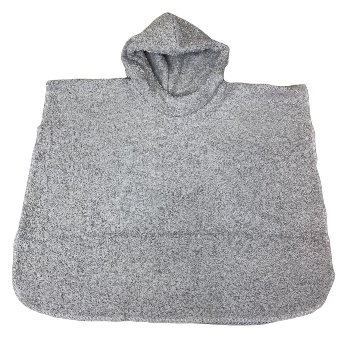 kinder badeponcho grau