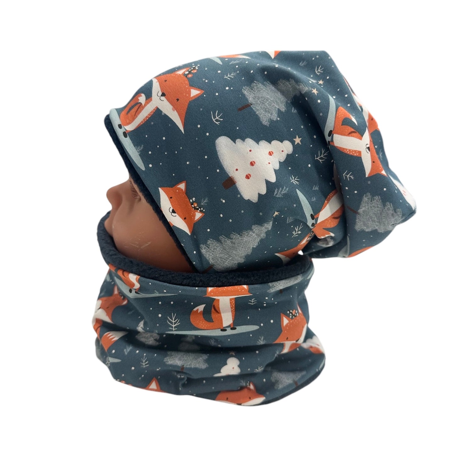 Beanie und Loop Winter Fuchs