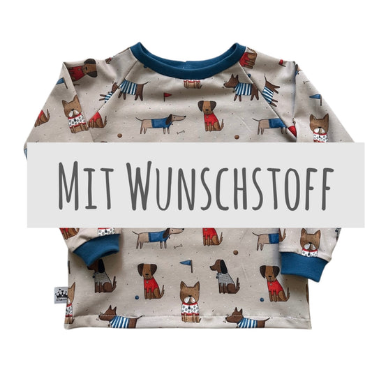 Pullover mit Wunschstoff