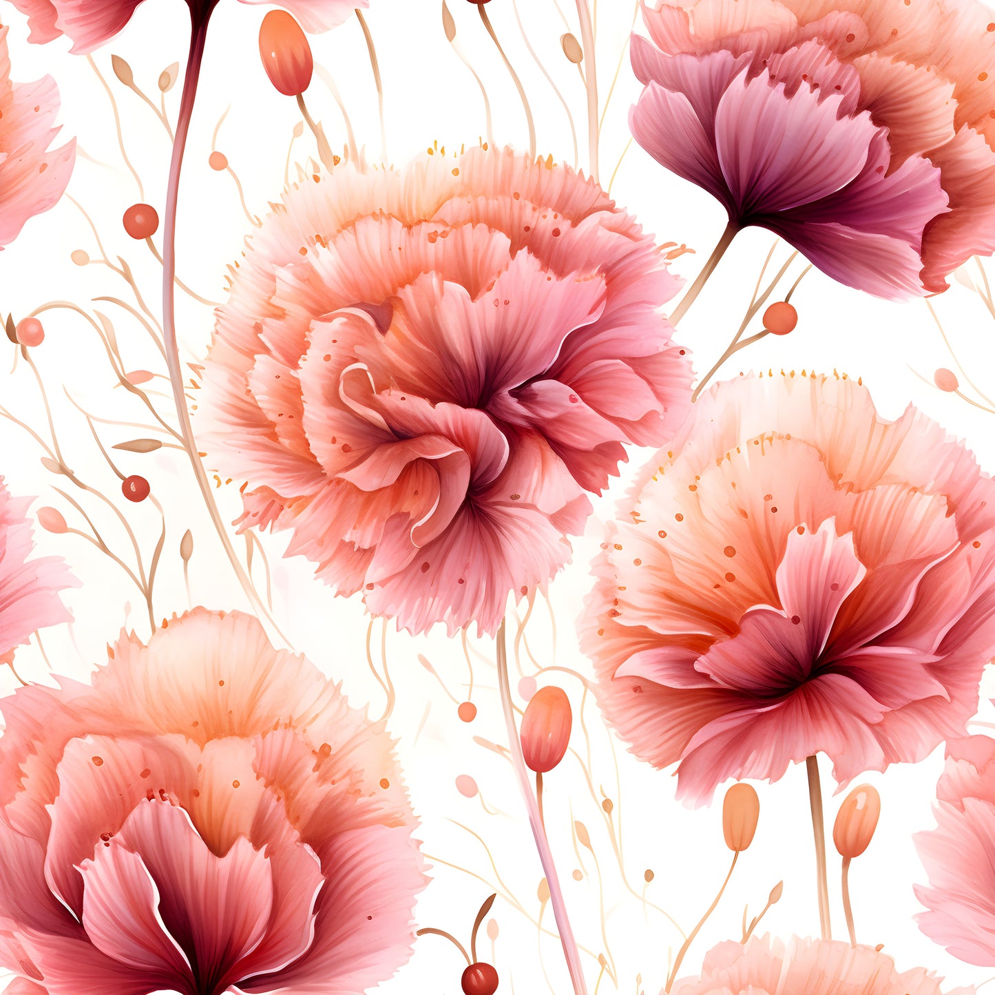 BIO Jersey Große Blumen  0.5m