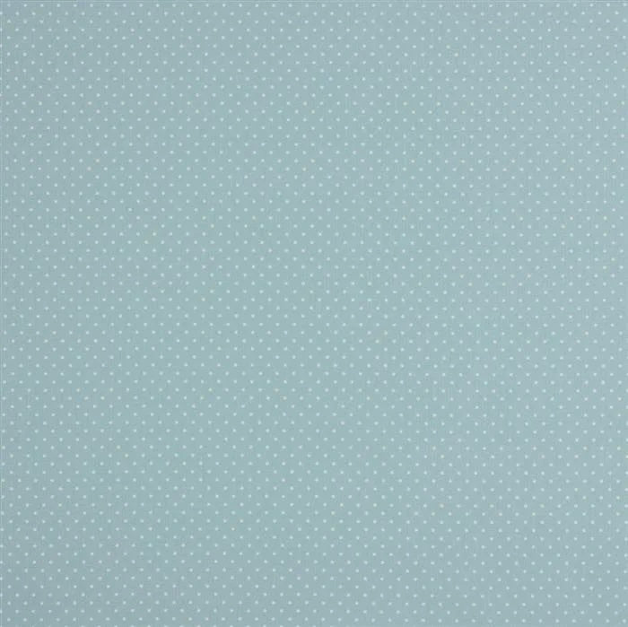 Baumwollpopeline Punkte Hellblau (2mm) 0,5m