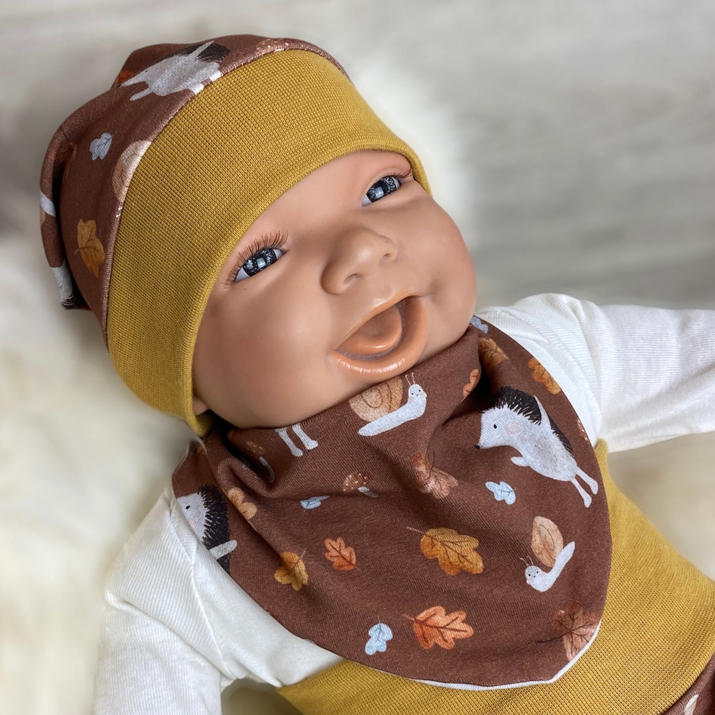 Baby Set Blätter Igel