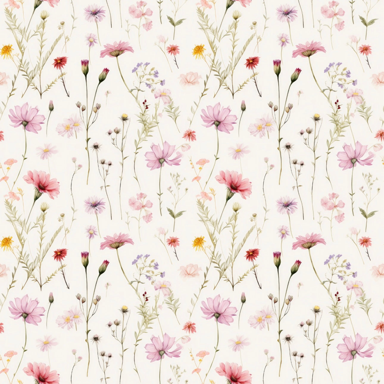 BIO Jersey Pink Flower 0.5m