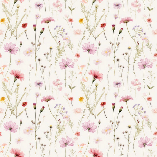 BIO Jersey Pink Flower 0.5m