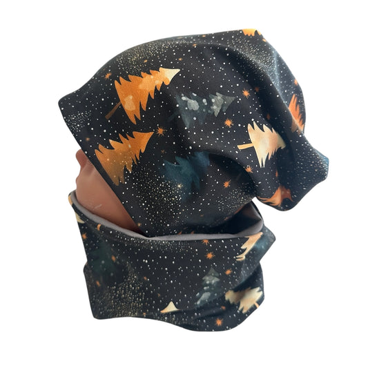 Beanie und Loop Winterwald