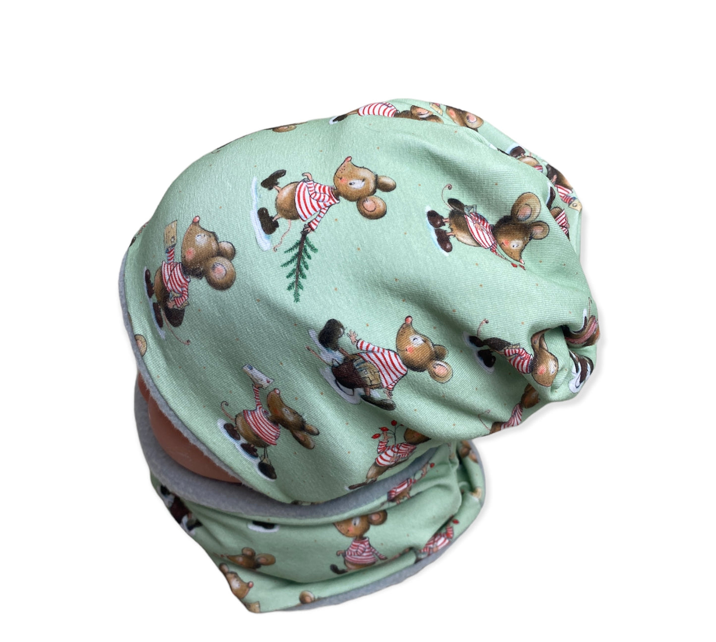 Beanie und Loop Weihnachtsmaus