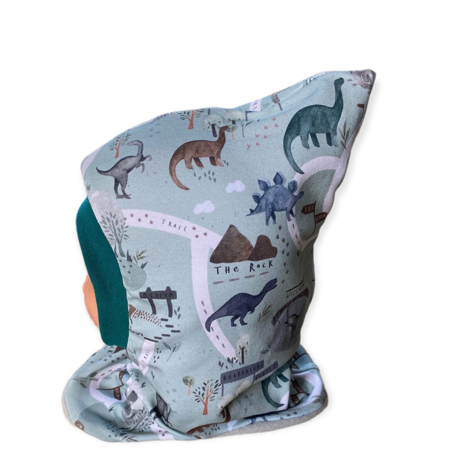 Kinder Schlupfmütze dino