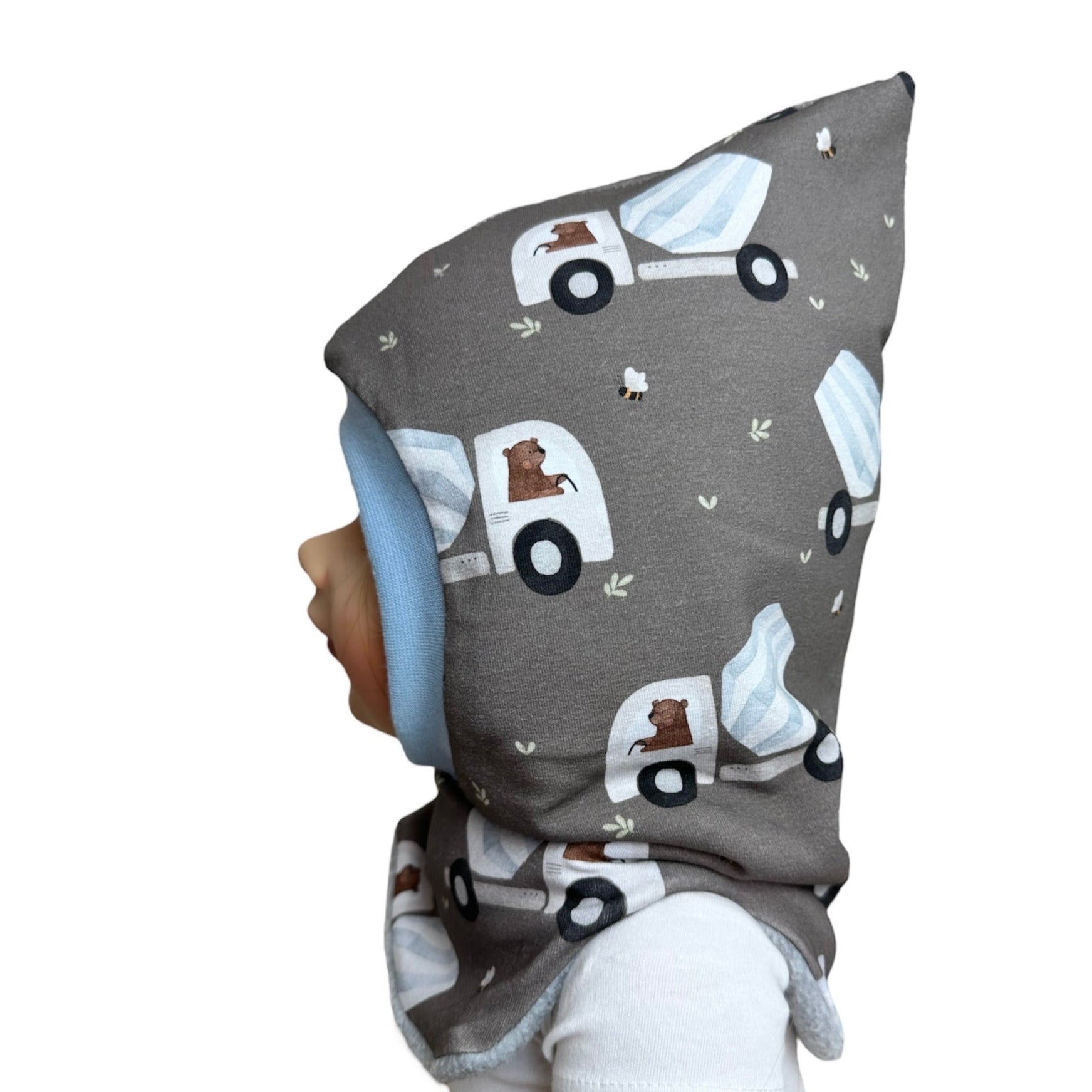 Kinder Schlupfmütze Betonmischer