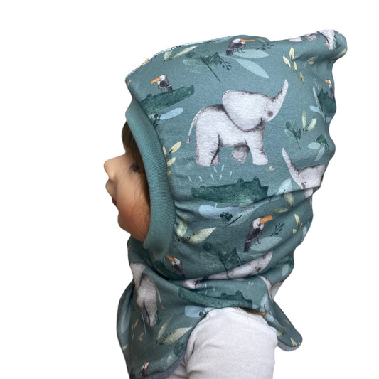 Kinder Schlupfmütze jungle