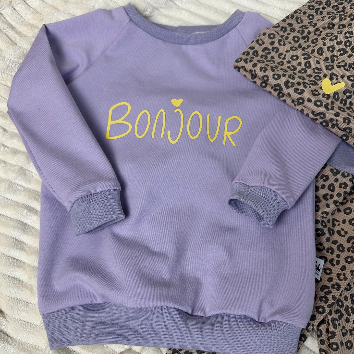 Pullover Bonjour Flieder