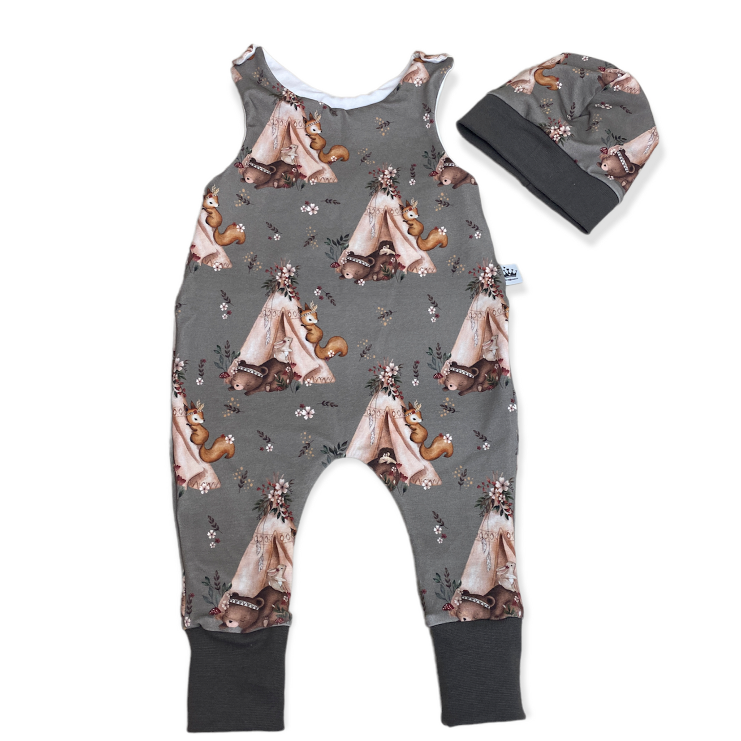 Baby Strampler mit mütze