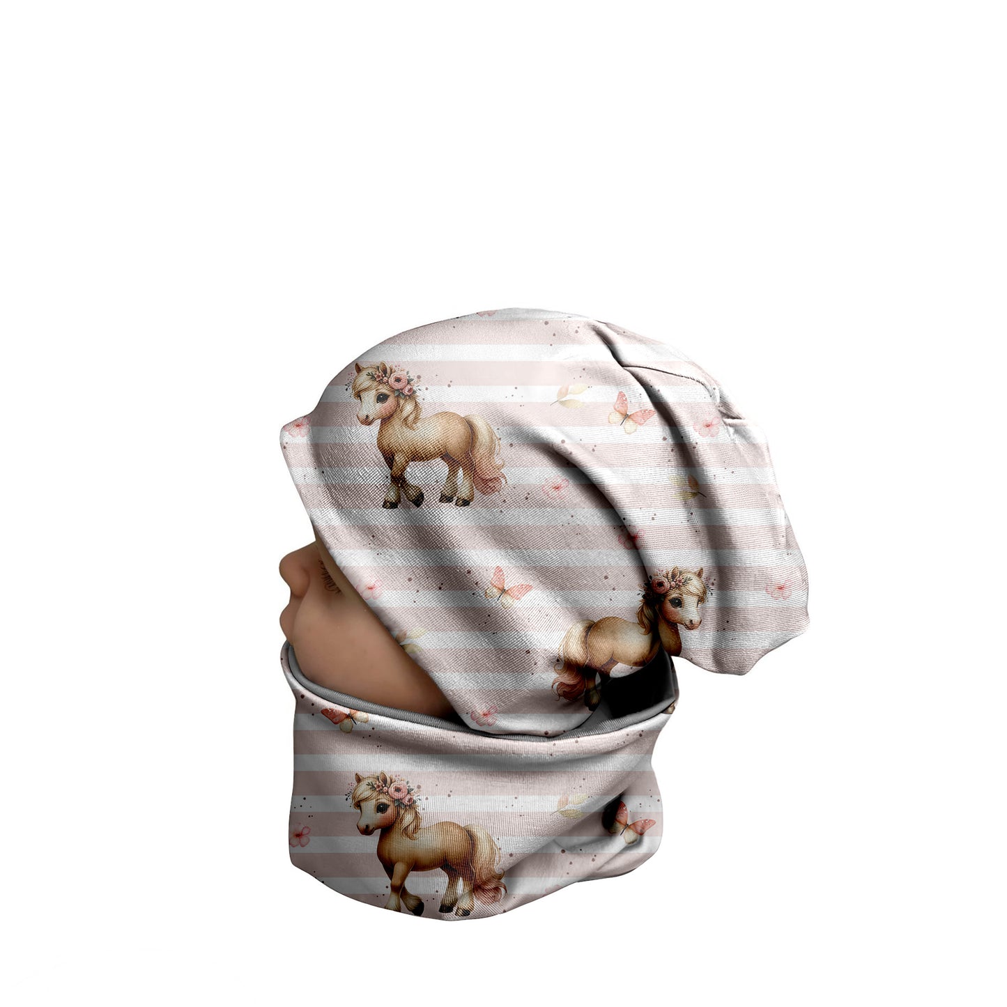 Beanie und Loop Boho Pony