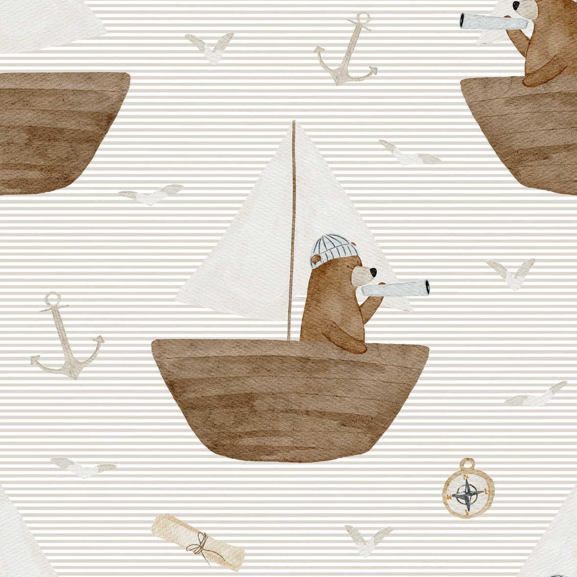 stoff matrose im boot