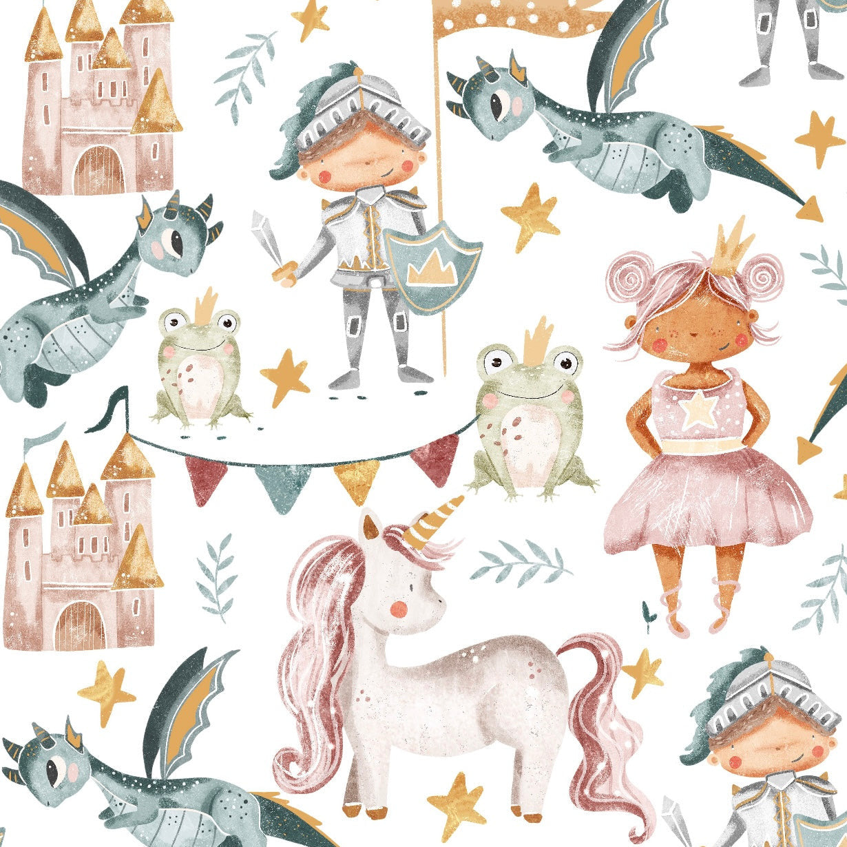 stoff ritter und prinzessin