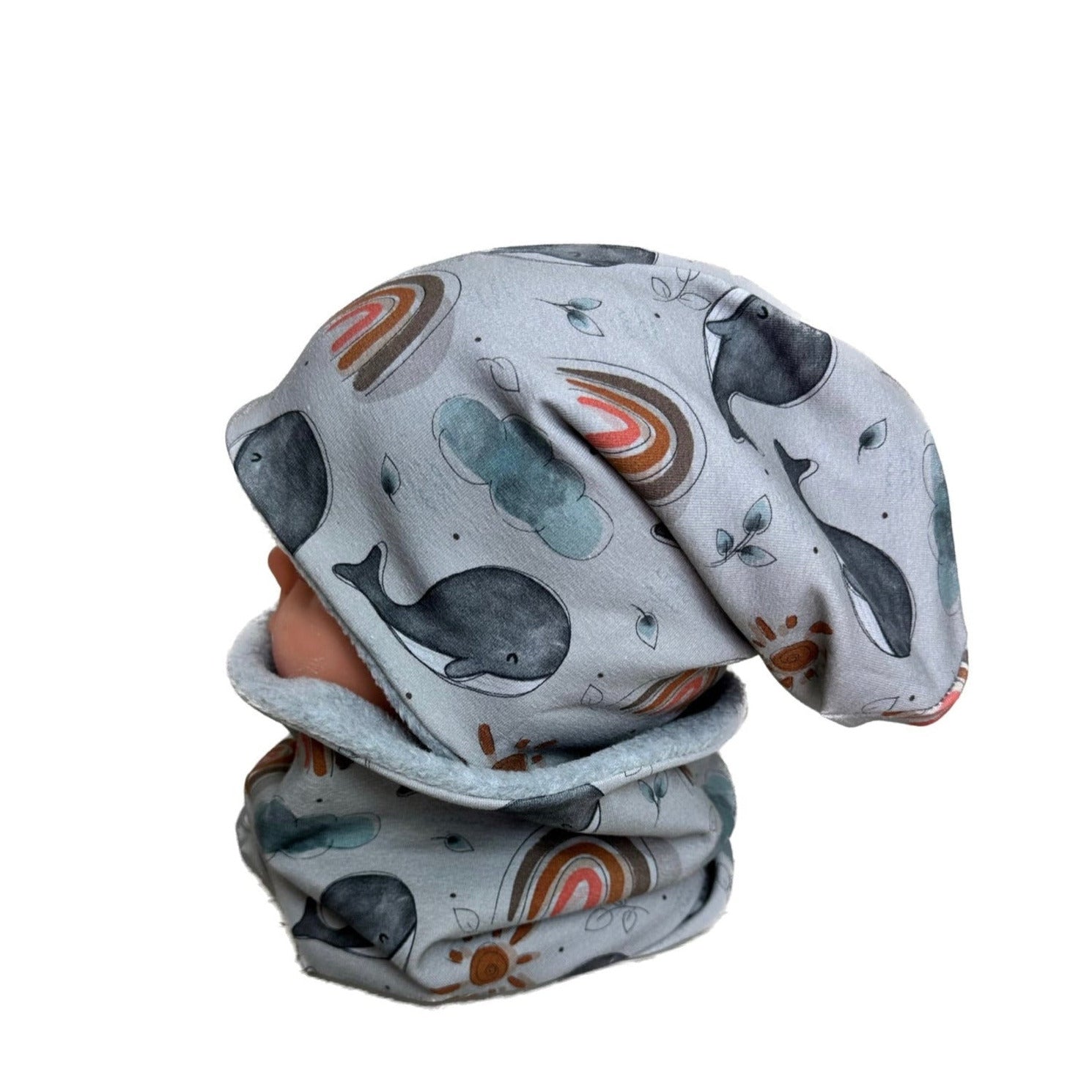 kindermütze mit wal