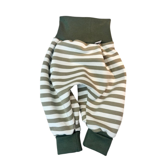 Xmas Kollektion Pumphose Streifen oliv