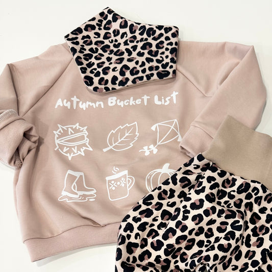 Pullover Autumn Bucket List rosa