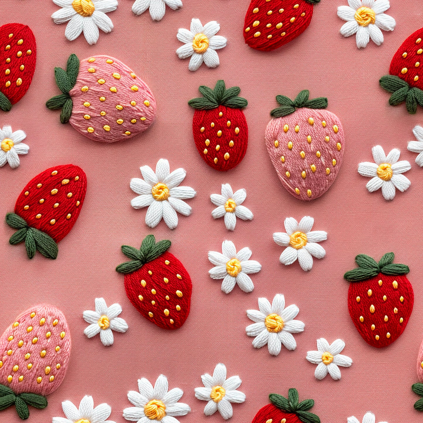 BIO Jersey Strawberry 3d Optik   0.5m