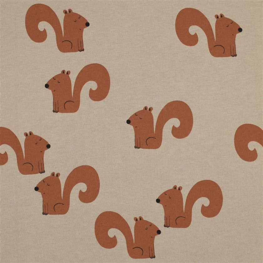 Wintersweat Eichhörnchen beige