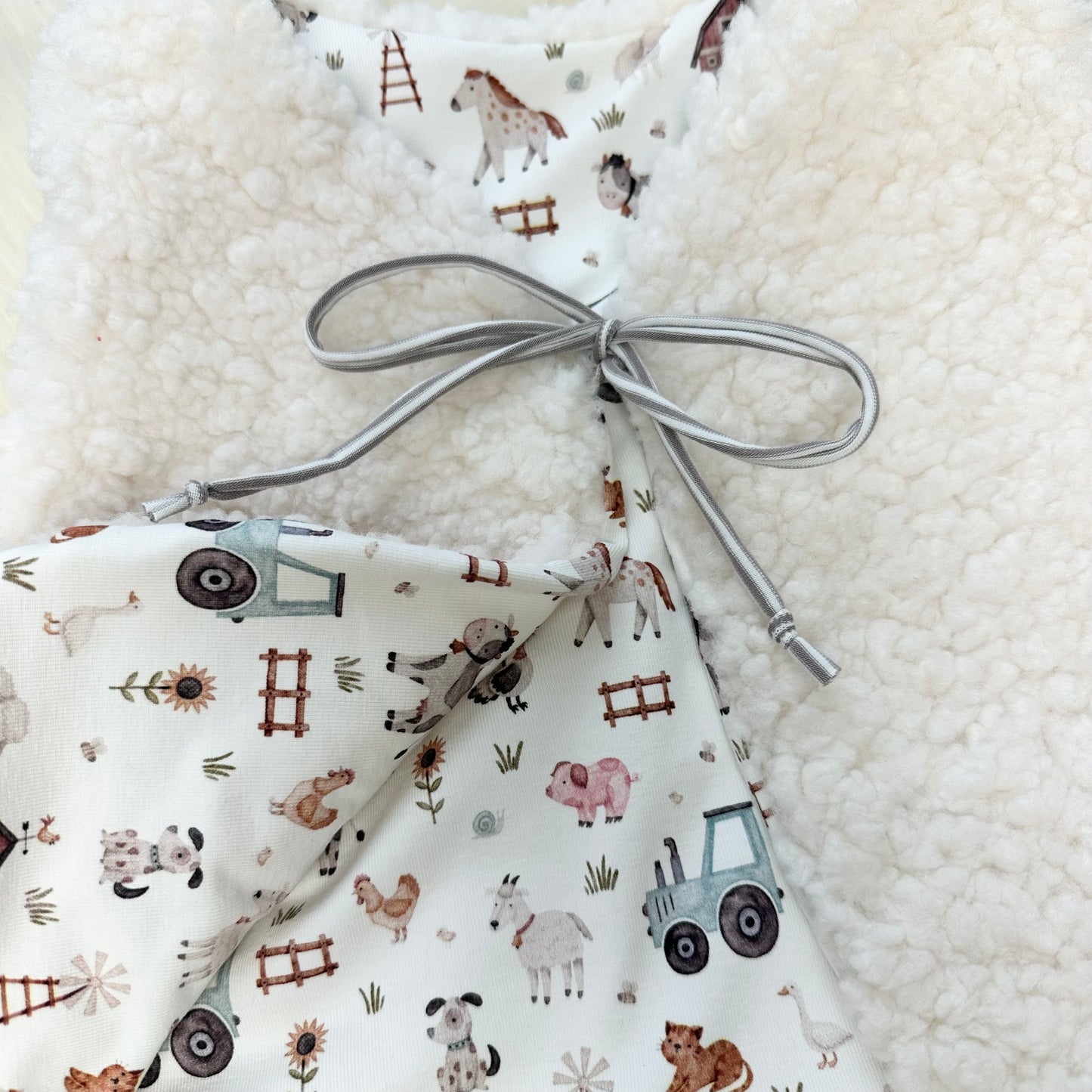 Teddyweste Bauernhof