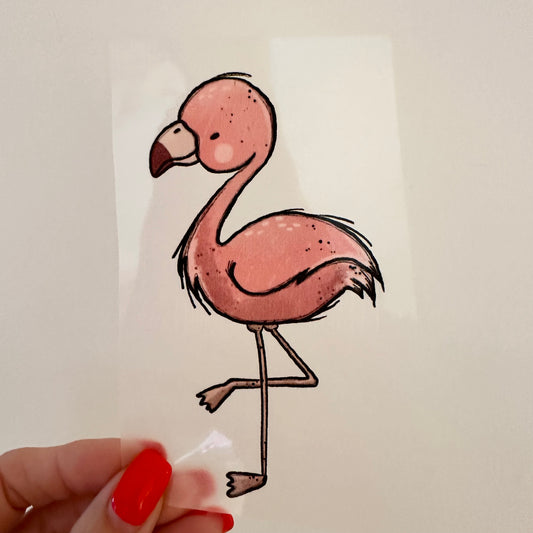 Bügelbild Flamingo