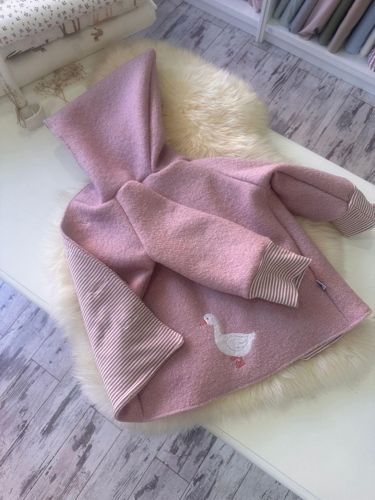 Walkjacke altrosa Gans
