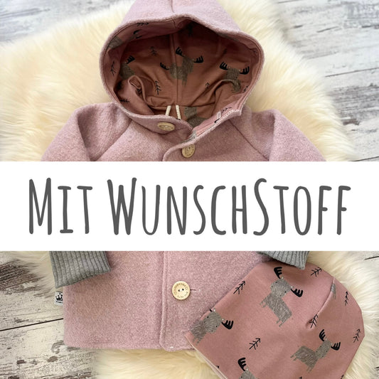 Walkjacke mit WunschStoff