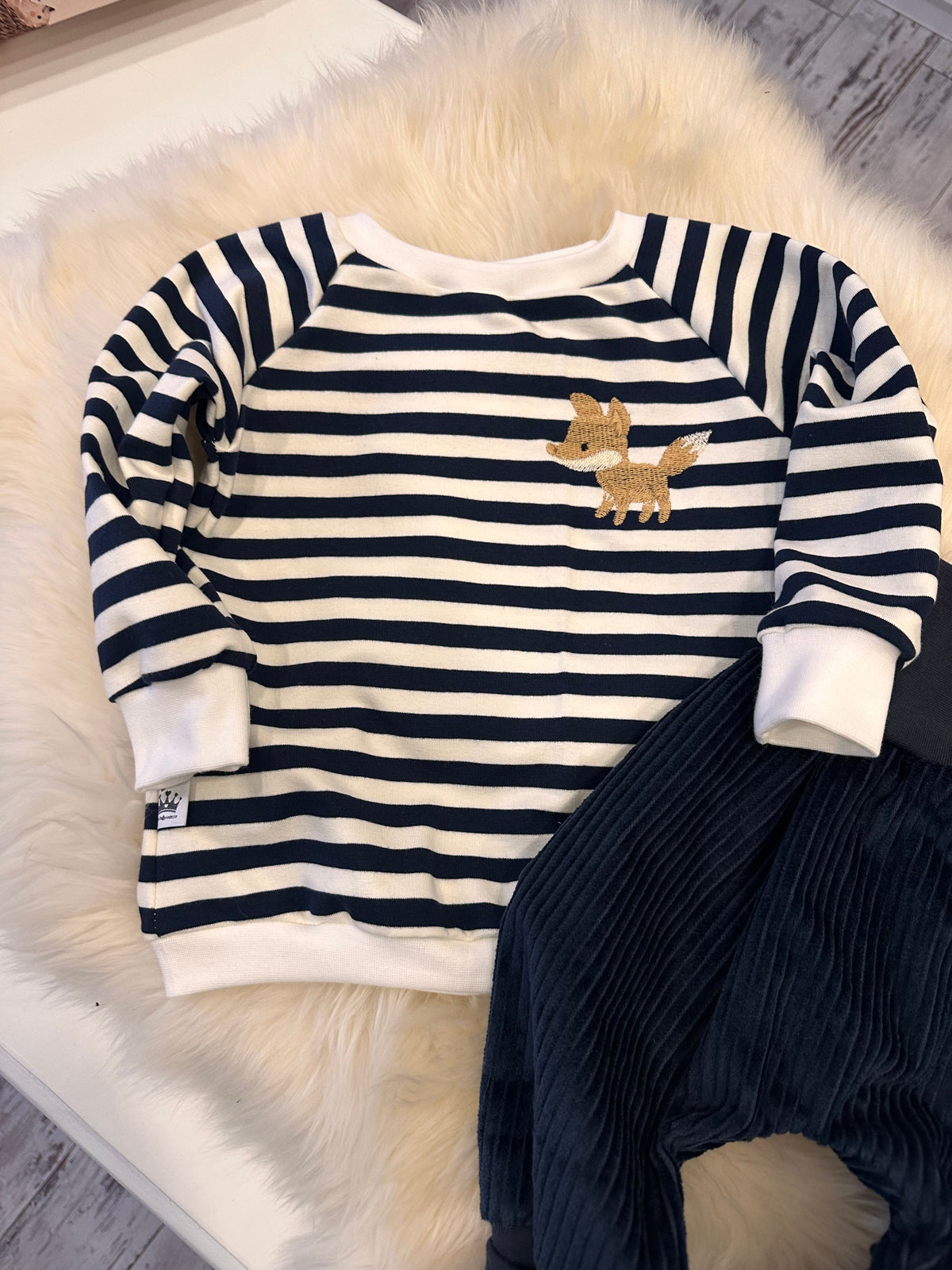 Pullover Streifen Fuchs