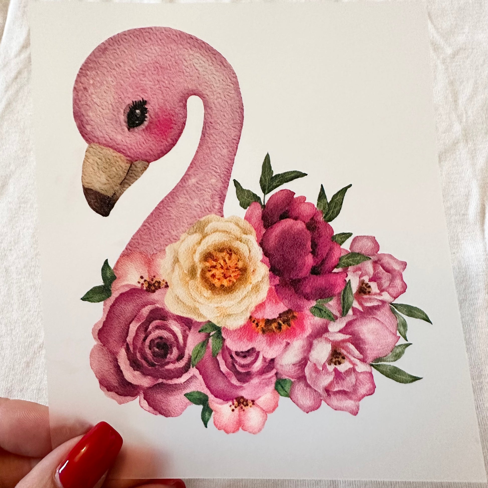 bügelbild motiv schwan 