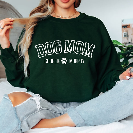 personalierbarer Sweater Dog Mom Pfote