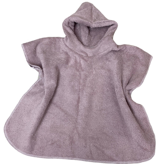 kinder badeponcho rosa