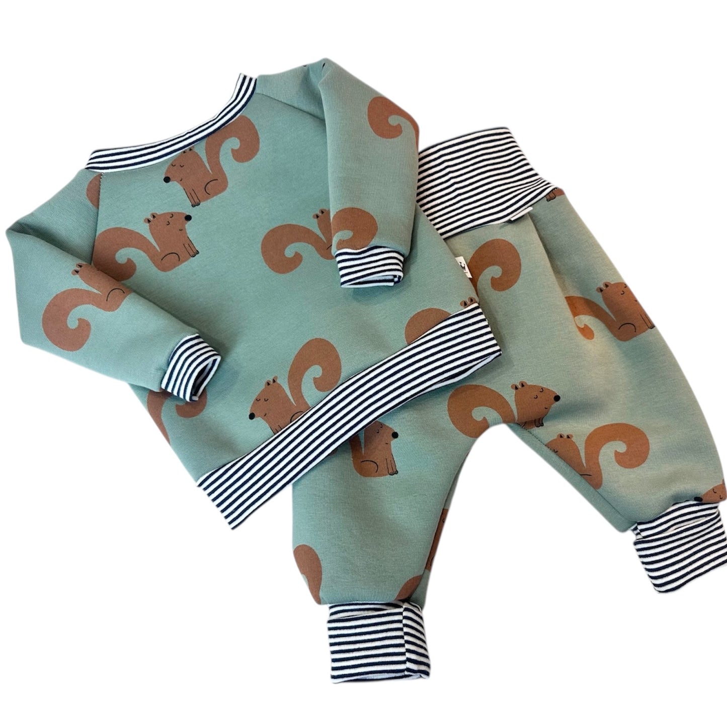 Xmas Kollektion Sweat Spar Set Eichhörnchen