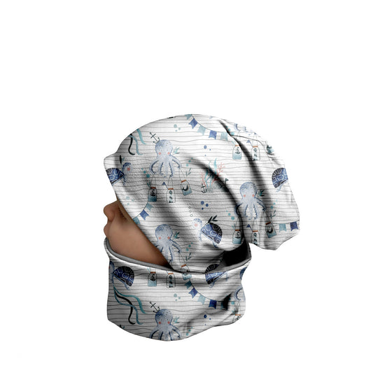 Beanie und Loop Blue Sea