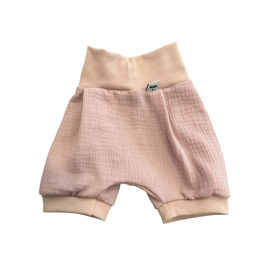 Pumpshorts Musselin altrosa