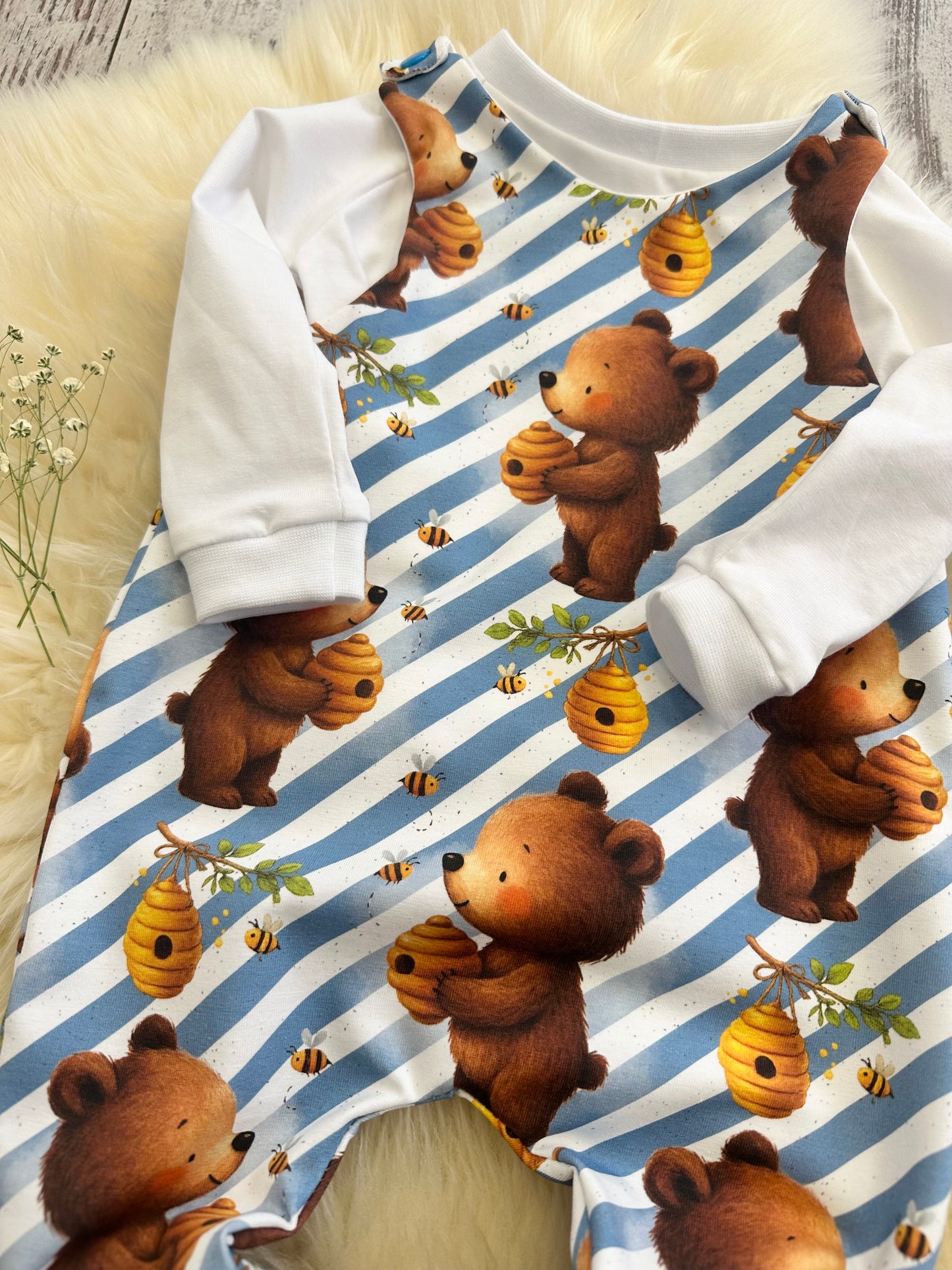 Strampler Set Honigtopf