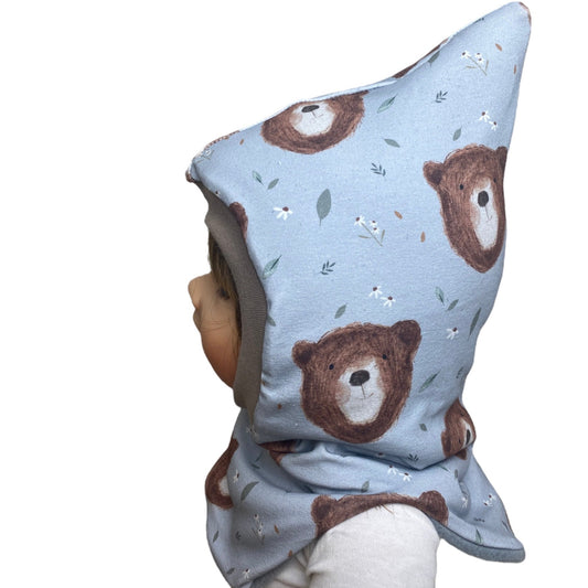 Kinder Schlupfmütze teddy 
