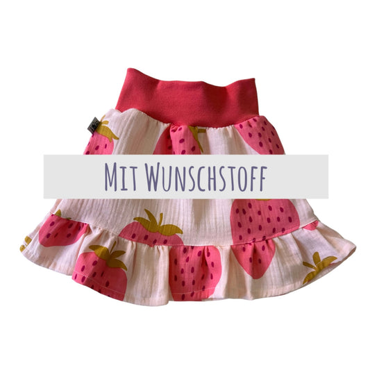 Rock  Musselin mit Wunschstoff