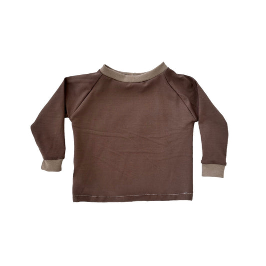 Kinder Pullover braun 